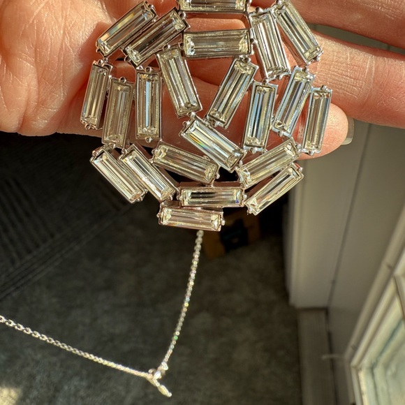 Touchstone Crystal Silver Necklace - Picture 2 of 3